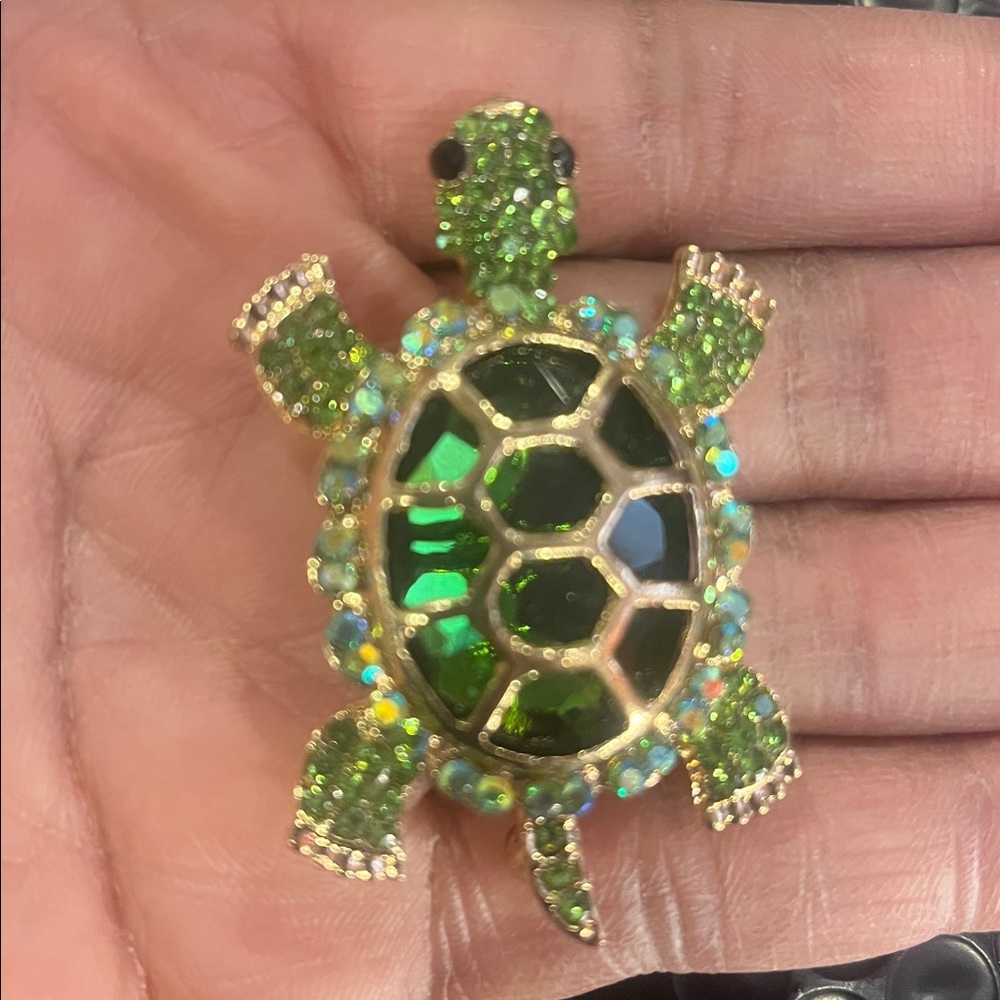 Turtle Brooch And Scraf Bundle - Picture 10 of 17